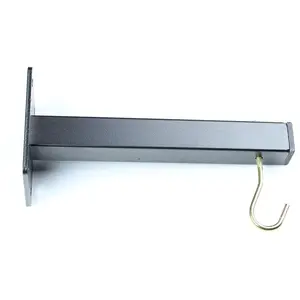Comparateur de prix : Equerres de fixation pour écran de projection, coloris noir 040-1002