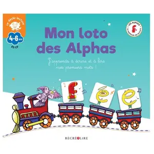 Comparateur de prix : Recrealire Mon loto des alphas - j'apprends à écrire et à lire mes premiers mots !