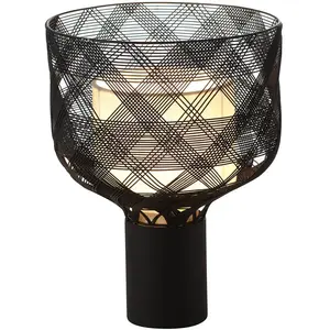 Forestier Antenna S lampe à poser 20 cm noire pas cher