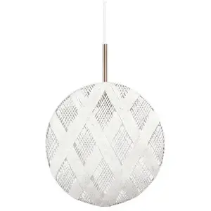 Forestier Chanpen M Diamant suspension, blanche