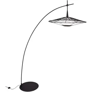 Comparateur de prix : Forestier CARPA-Lampadaire Métal/Tissu H200cm L180cm l100cm