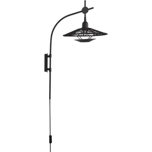 Forestier CARPA-Applique murale avec prise Métal/Tissu H72cmVendu pararchiproducts