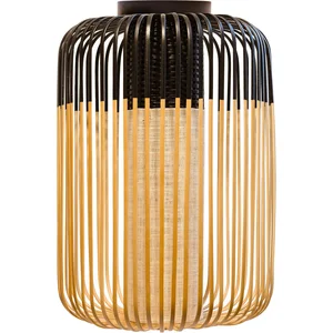 Plafonnier en bambou noir L Bamboo - Forestier pas cher