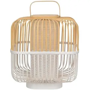 Forestier BAMBOO SQUARE-Lampe à poser Bois H56cm pas cher