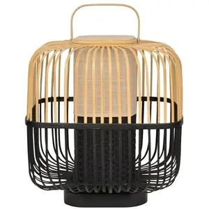 Forestier BAMBOO SQUARE-Lampe à poser Bois H56cm pas cher