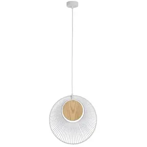 Forestier Oyster suspension de designer, blanche pas cher