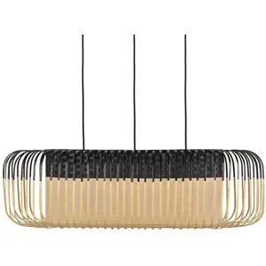 Forestier Bamboo oval M Suspension noir/naturel