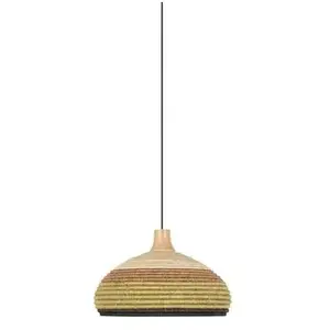 Forestier GRASS-Suspension Rotin et Fil d'abaca S Ø37cm