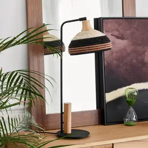 Forestier Grass lampe à poser, brune pas cher