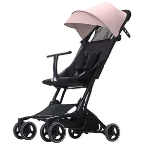 Poussette canne PIKO BEBE2LUXE rose Ultra compacte