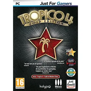 Just for Games Jeu de stratégie - Tropico - Gold Edition - Inclus l'add-on Modern Times - PC - 12+ pas cher