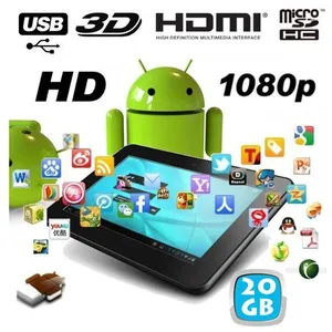 Tablette Tactile 7 Pouces Full HD 1080P 3D Ecran Capacitif Android 24Go Avi Jpeg YONIS