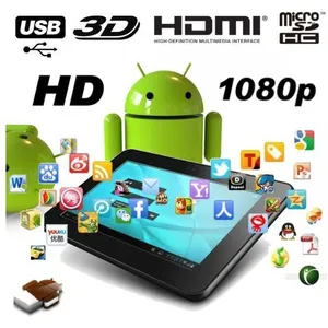 Tablette Tactile 7 Pouces Full HD 1080P 3D Ecran Capacitif Android 40Go Avi Jpeg YONIS