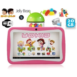 Yonis Tablette Tactile Enfant Yokid 7 Pouces Éducative Android 4.1 Rose 20go