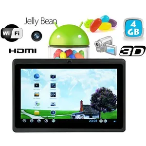 Comparateur de prix : Yonis Tablette tactile Android 4.1 Jelly Bean 7 pouces HDMI 3D Noir