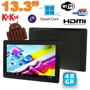 Comparateur de prix : Tablette Tactile Grand Écran 13.3 pouces Android Bluetooth Quad Core 64 Go Noir YONIS