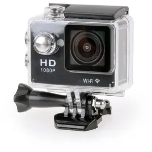 Yonis Caméra Sportive Etanche 30M 170° Full HD Wifi Time Lapse Slow Motion Noir 64 Go