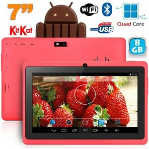 Comparateur de prix : Tablette Tactile 7 Pouces Quad Core Bluetooth 1Go Ram Android 6.0 12Go Rose YONIS