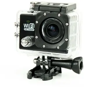 Yonis Camera Embarquée Sports Wi-Fi LCD Caisson Etanche Waterproof Full HD Noir 4 Go