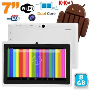 Comparateur de prix : Tablette Tactile Android 4.4 Kitkat 7 Pouces - YONIS - Dual Core - 8Go - Blanc