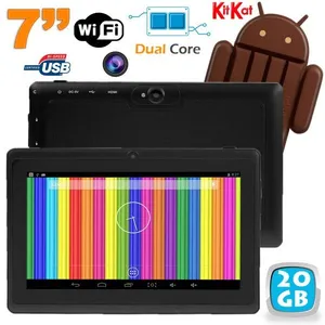 Comparateur de prix : Tablette Tactile Android 6.0 7 Pouces Quad Core Dual Cam Flash Noire 24Go YONIS