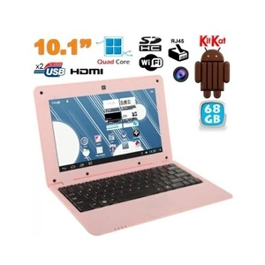 Comparateur de prix : Yonis Mini PC Android ultra portable netbook 10 pouces WiFi 68 Go Rose