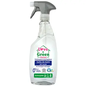 Love & Green Home Nettoyant Salle de Bain Anti-Calcaire au Vinaigre Mé... pas cher