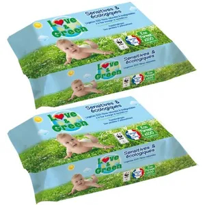 Lingettes Jetables Écologiques Love & Green Lot?Vendu paramazon