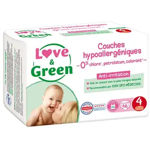 Comparateur de prix : Love & Green Couches T4 x46 (7-14 kg)