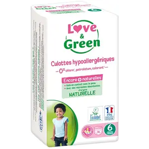 Love & Green Culottes d'apprentissage T6 x16 (>16 kg) pas cher