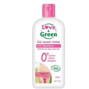 Comparateur de prix : Love & Green Gel Lavant Intime Apaisant Bio 200ml