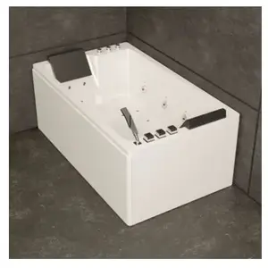 Baignoire balnéo brava duo jets 170 x100 x63 cm, by spalina pas cher