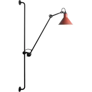 DCW éditions - Applique avec prise Lampes Gras - Rouge - Acier - Desig...Vendu parmade-in-design