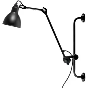 Applique avec prise en acier noire 210 Gras - DCW Editions