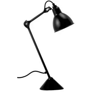 DCWéditions DCW Editions Lampe Gras N°205-Lampe de bureau corps noir acier H46cm pas cher