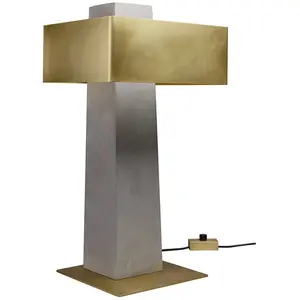 DCW Editions IOTA-Lampe à poser LED avec Variateur Béton H43cm