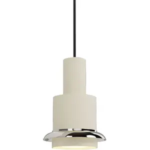 DCW éditions - Suspension Chaumont - Blanc - Acier - Designer Marc Hel...
