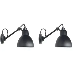DCW éditions - Pack promo Lampes Gras - Noir - Acier - Designer Bernar...Vendu parmade-in-design