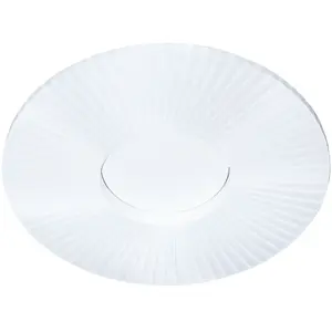 Dix Heures Dix - Plafonnier Iris - Blanc - Tissu acrylique plissé - De...Vendu parmade-in-design