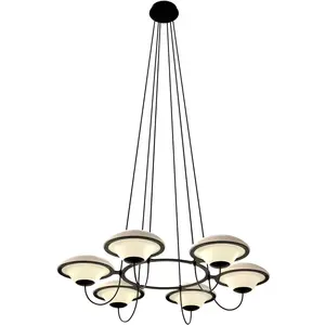 DCW Editions IN THE AIR-Suspension 6 lumières Verre  106cm
