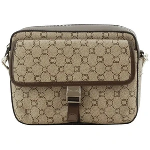 Comparateur de prix : Sacoche marron en toile enduite siglée garnie cuir Chabrand 85028121 TU