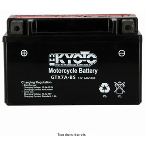 KYOTO - Batterie moto - Ytx7a-bs - L150mm W 87mm H 94mm