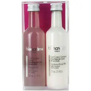 BLANCREME Gel douche & lait corporel onctueux - Noix de coco & litchiVendu parnocibe