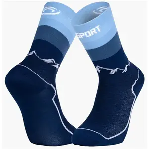 Comparateur de prix : BV Sport Chaussettes Double GR Haute - Polyamide Bleu