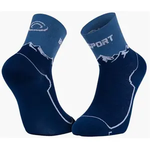 BV Sport Socquette Double Gr Mid - Polyamide Bleu Navy Bleu pas cher