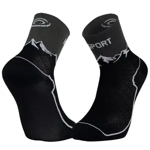 BV Sport Socquette Double Gr Mid - Polyamide Noir Noir pas cher