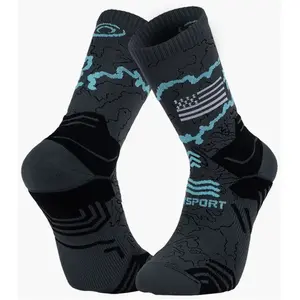 Comparateur de prix : Chaussettes bv sport trek collector gr34 douaniers haute gris noir
