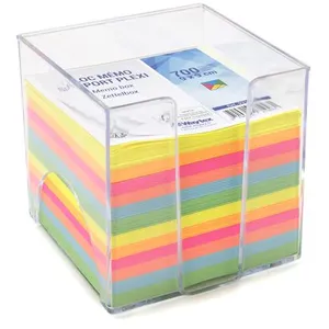 Bloc mémo Waytex 931151 700 notes multicolores 9 x 9 cm avec support p... pas cher
