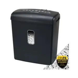 Destructeur de documents coupe croisée 8 feuilles bac 15 litres WAYTEX