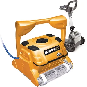 Dolphin Robot electrique de piscine professionnel 25m brosse combinée wave 100 pas cher